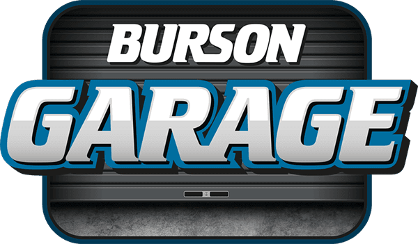Burson garage vertical logo